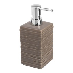 [FER798049] Dispenser Sapone Bagno Ceramica Grigio Linea Brik