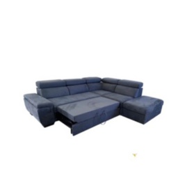 [FZ100115] Divano letto Lughen contenitore 5 elementi reversibili colore blu oceano