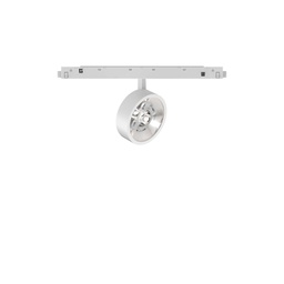[8021696300535] EGO Track Flat Single 09W 3000K DALI - L 230 x H 140 x P 46 mm - Bianco