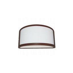 [B77500] Enio Applique Moderno 60W Marrone 08595 Illuminazione da Esterno