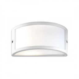 [054413] Enio Applique Moderno 60W Silver 08595 - Illuminazione da Esterno