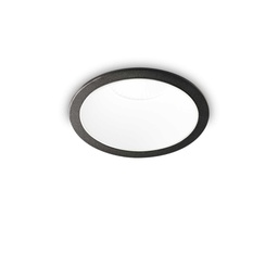 [8021696192338] Faretto ad incasso GAME Trim Round 11W 3000K BK-WH - D85xH80mm