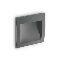 [8021696255514] Faretto ad incasso Wire 4.0W Antracite - 140x75x140mm