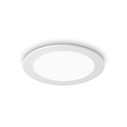 [8021696147666] Faretto ad incasso bianco D 118 x H 35 mm