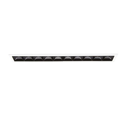 [8021696267883] Faretto ad incasso bianco L 278 x H 48 x P 45 mm