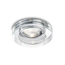 [8021696083254] Faretto ad incasso trasparente D95xH90mm