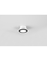 [20009465] Faretto da Incasso Aura Tripla Accensione Led Dimmer Nero Ø8 cm Trio Lighting
