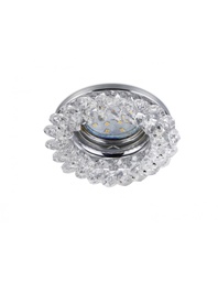 [TRIO651700152] Faretto da Incasso Dolomite 1xGU10 Cromo Con Kristallglas Ø9 cm Trio Lighting