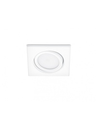 [TRIO650210131] Faretto da Incasso Led 5w Orientabile 8x8cm Rila Bianco Trio Lighting