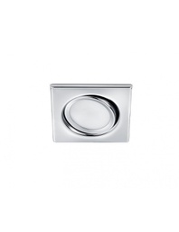 [TRIO650210106] Faretto da Incasso Led 5w Orientabile 8x8cm Rila Cromo Trio Lighting