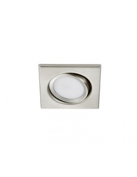 [TRIO650210107] Faretto da Incasso Led 5w Orientabile 8x8cm Rila Nichel Trio Lighting