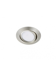 [2002717] Faretto da Incasso Led 5w Orientabile Ø8 cm Rila Nichel Trio Lighting