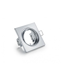 [TRIO650000106] Faretto da Incasso Quadrato Jura 1xGU10 Cromo 8x8 cm Trio Lighting