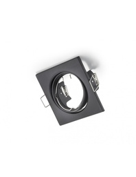 [TRIO650000132] Faretto da Incasso Quadrato Jura 1xGU10 Nero 8x8 cm Trio Lighting