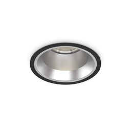 [8021696266589] Faretto incasso 28W 4000K nero D162xH100mm