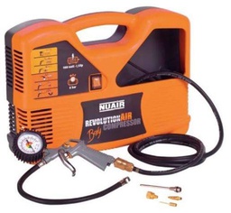 [1920512] Fini-Nuair Compressore Aria Portatile 1,5 HP con Accessori Boxy Air Revolution