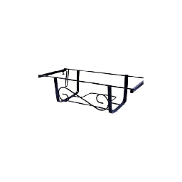 [2006914] Fioriera Balcone 60Cm Nera Regolabile