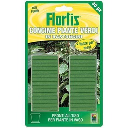 [014672] Flortis Bastoncini Concimanti Piante Verdi 40Gr