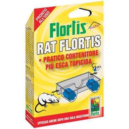[1938826] Flortis Kit Rat Esca Topicida+Contenitore Accessori Trappole Fai Da Te
