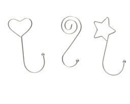 [20035591] Ganci Assortiti 3,5 Cm Colore Argento