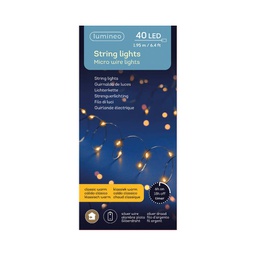 [20035620] Ghirlanda Microled 40 Luci Bianco Caldo Da Interno