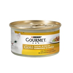 [021750] Gourmet Gold Dadini in salsa pollo e fegato Purina 85 grammi