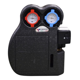 [DFLEX-415-FK20] Gruppo idraulico per impianti solari a circuito forzato - Flussimetro 8/30 l/min