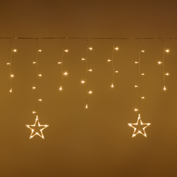 [20038399] Ice Light Stelle 150 LED 400x80cm bianco caldo