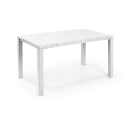 [2000726] Keter Tavolo da giardino per esterno in resina plastica Bianco rettangolare 147x90 cm