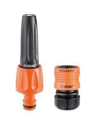 [2007244] Kit Lancia Claber PZ 2 con Raccordo Aquastop 1/2 e Sistema Self 8800 per un'irrigazione efficiente.