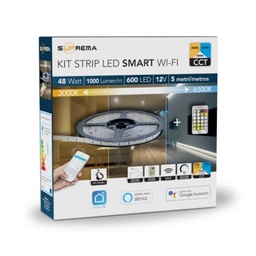[1956993] Kit striscia smart LED 5 metri CCT 48 w