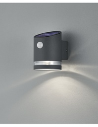 [TRIOR22231142] Lampada Da Esterno Salta Led IP44 Antracite Con Sensore Di Movimento Trio Lighting