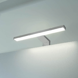 [FZ89563] Lampada LED Atos cromata per bagno 5,6 watt
