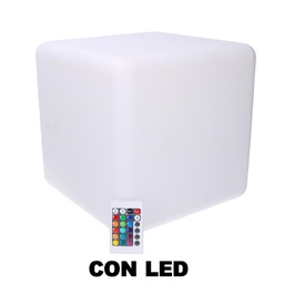 [V3723350000] Lampada Led in plastica ricaricabile multicolor  cm30x30xh30