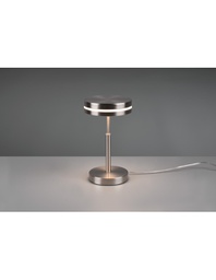 [TRIO526510107] Lampada Tavolo Disco Led 6w Franklin Nichel Trio Lighting