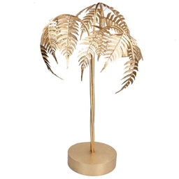 [V3721280000] Lampada a forma di palma oro h80 cm