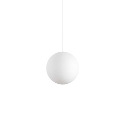 [8021696226026] Lampada a sospensione bianco D 300 x H min 520 - max 2270 mm