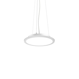 [8021696307961] Lampada a sospensione bianco D 350 x H min 264 - max 1247 mm