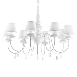[8021696035574] Lampada a sospensione bianco D 920 x H min 990 - max 1800 mm
