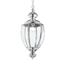 [8021696094786] Lampada a sospensione cromo D 250 x H min 780 - max 1620 mm