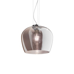 [8021696241517] Lampada a sospensione fume' D 320 x H min 530 - max 2280 mm