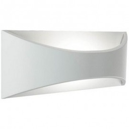 [SOV99108/02] Lampada applique per esterno riflettente 12w a LED Linea Moon Bianco