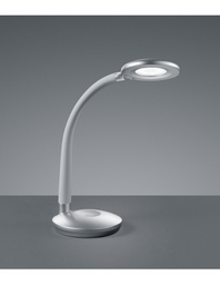 [TRIOR52721187] Lampada da Scrivania Led 3W Cobra Titanio H32 cm Trio Lighting