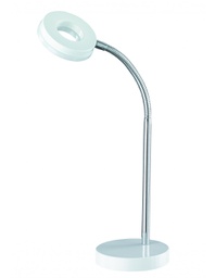 [TRIOR52411101] Lampada da Scrivania Led 4w Flessibile Rennes Bianco Trio Lighting