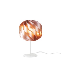 [GL/T/44/COP] Lampada da Tavolo Base e Stelo Copper in Metallo Cm. 25 x 44h