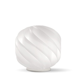 [GL/LAP/15/W] Lampada da Tavolo LAP Bianco in Plastica Cm. 15 x 15 h