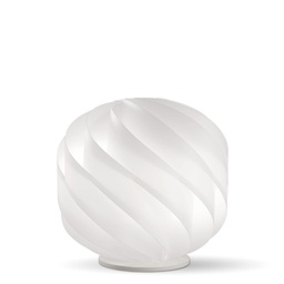 [GL/LAP/40/W] Lampada da Tavolo LAP Bianco in Plastica Cm. 40 x 39 h