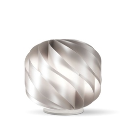 [GL/LAP/25/SVR] Lampada da Tavolo LAP Silver in Plastica Cm. 25 x 24 h