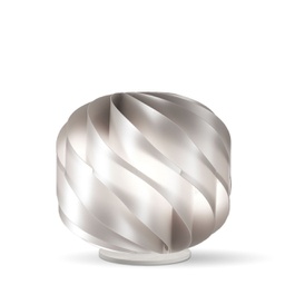 [GL/LAP/40/SVR] Lampada da Tavolo LAP Silver in Plastica Cm. 40 x 39 h