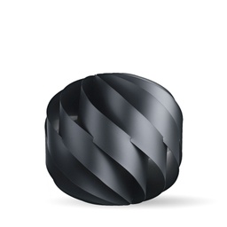 [GL/L/25/NE] Lampada da Tavolo Nero Cm. 25 x 23h